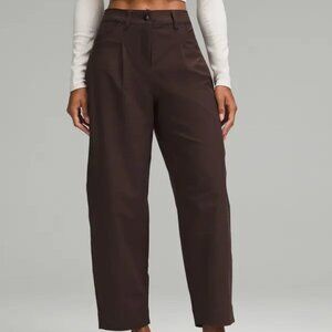 Lululemon City Sleek Barrel-Leg Pant - Light Utilitech - Espresso - Size 31 NWG